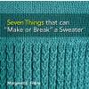 Book: Seven Things That Can Make Or Break A Sweater
