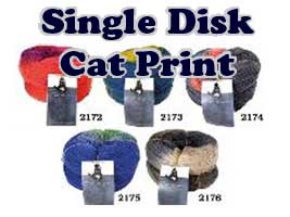 Single Disk Cat Print