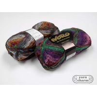 Noro Silk Garden Sock - 407 Brown, Purple, White, Green